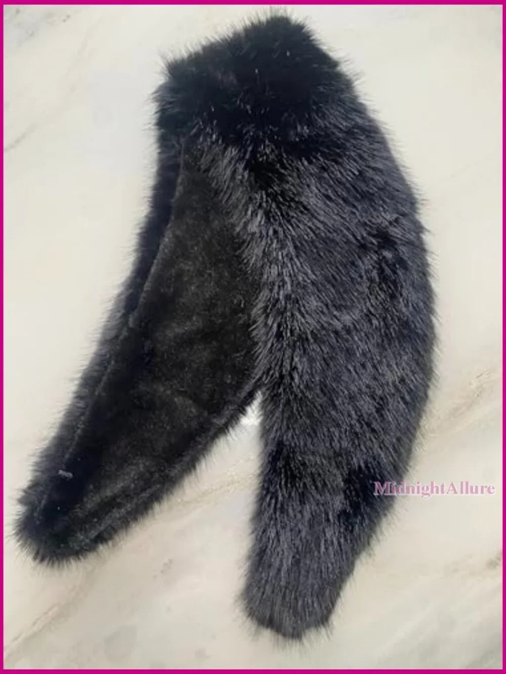 Faux Fur Collar and Wrist Cuffs Set Winter Neck Warmer Shawl Wrap